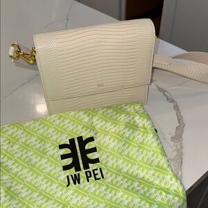 JW PEI Cream Crossbody Bag